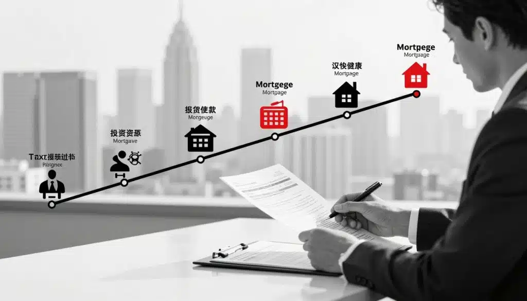 Financial planner and homeowner discussing long-term strategy Financial planner and homeowner discussing long-term strategy
